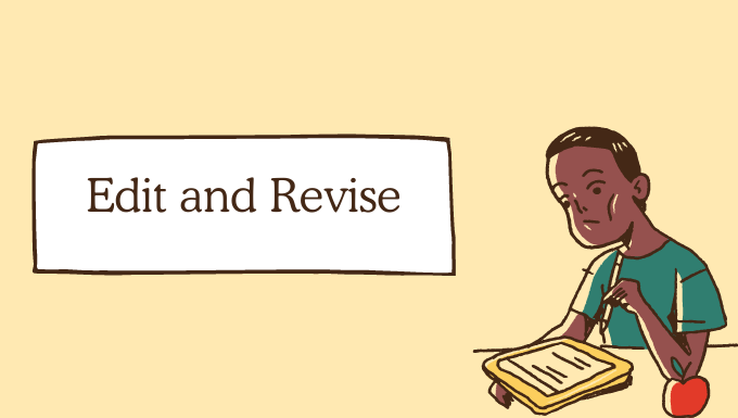 how to write and article: edit and revise